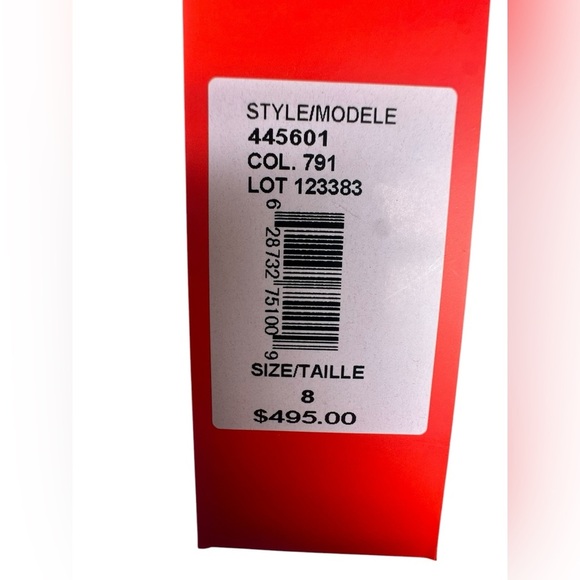 NWT Monique Lhuillier Baby Blue Lace Summer Midi Dress Size 8 MSRP $495 Formal - Picture 3 of 11